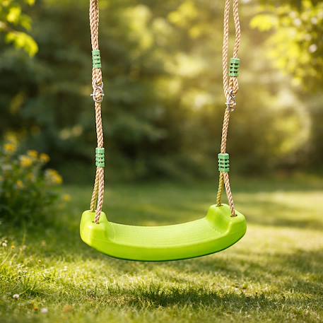 Balançoire plastique pour portique balançoire 2 m - 2,5 m pour enfants Vert 3 - vertbaudet enfant 