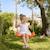 Balançoire plastique pour portique balançoire 2 m - 2,5 m pour enfants Orange 1 - vertbaudet enfant 