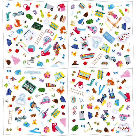 Jeu cherche et trouve les lettres Bleu 4 - vertbaudet enfant 