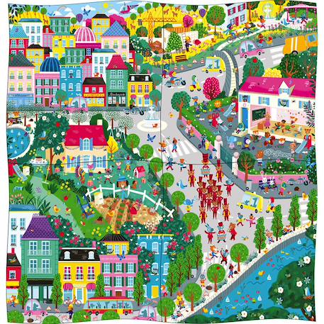 Jeu cherche et trouve les lettres Bleu 5 - vertbaudet enfant 