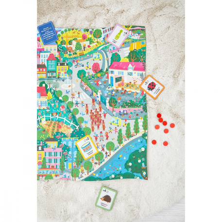 Jeu cherche et trouve les lettres Bleu 2 - vertbaudet enfant 