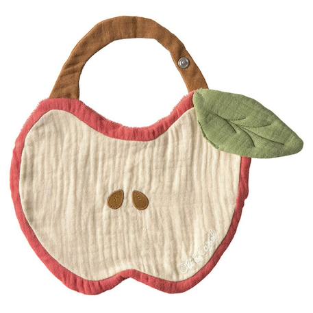 Bavoir pepa la pomme Beige 1 - vertbaudet enfant 