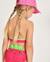Bikini fille en maille avec petites feuilles en relief Rouge 2 - vertbaudet enfant 