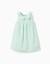 Robe sans manches en coton et lin Vert clair 1 - vertbaudet enfant 