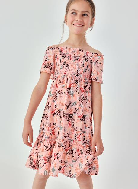 Robe imprimée fille Multicolore 1 - vertbaudet enfant 