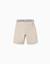 Short chino en sergé avec bande à rayures Beige clair+Bleu foncé 2 - vertbaudet enfant 