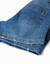 Short en jean ajusté avec cinq poches Bleu+Bleu clair 4 - vertbaudet enfant 