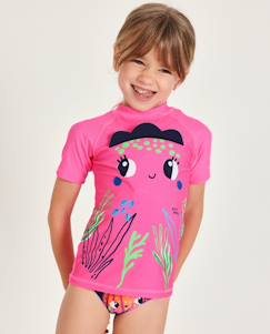 T-shirt de bain fille en maille à séchage rapide  - vertbaudet enfant