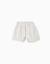 Short en coton à rayures ethniques b&s Blanc 1 - vertbaudet enfant 