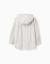Chemise en coton à manches longues et rayures b&s Blanc 2 - vertbaudet enfant 