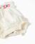 Barboteuse en coton et lin avec crochet Blanc 3 - vertbaudet enfant 