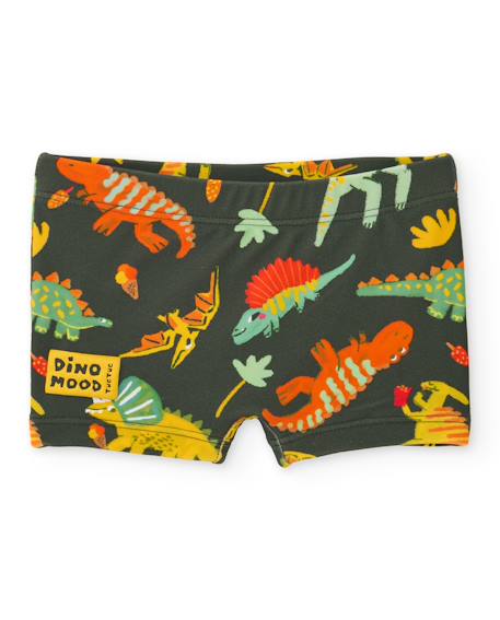 Garçon-Maillot de bain pour garçon en maille avec imprimé intégral