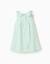 Robe sans manches en coton et lin Vert clair 2 - vertbaudet enfant 