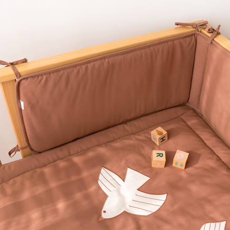 Tour de lit et parc - pure coton Ivoire+Moka+Popcorn 11 - vertbaudet enfant 