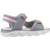 Sandale enfant synthétique clelia Gris+Rose 1 - vertbaudet enfant 