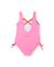 Maillot de bain fille en maille avec nœuds sur les côtés Rose 2 - vertbaudet enfant 
