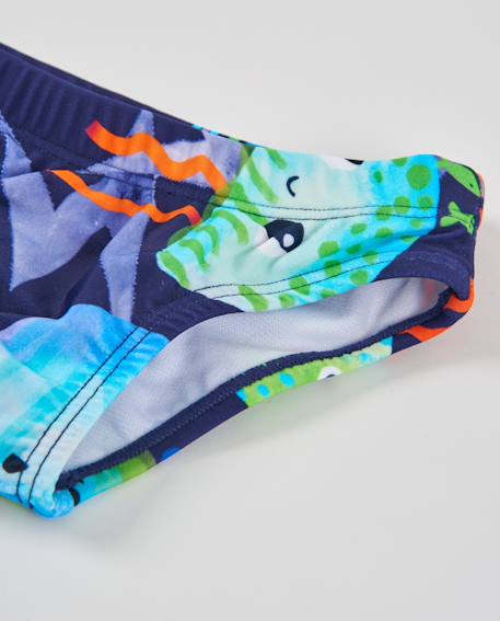 Maillot de bain garçon en maille d’inspiration marine Bleu 3 - vertbaudet enfant 