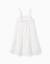 Robe à bretelles en coton avec broderie anglaise Blanc 2 - vertbaudet enfant 