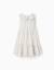 Robe sans manches en coton à rayures ethniques b&s Blanc 3 - vertbaudet enfant 