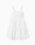 Robe à bretelles en coton avec broderie anglaise Blanc 1 - vertbaudet enfant 