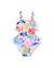 Maillot de bain en maille pour fille avec ouvertures sur les côtés Multicolore 1 - vertbaudet enfant 