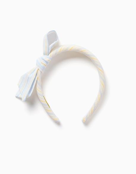 Bébé-Accessoires-Accessoires cheveux-Serre-tête rembourré à rayures et nœud b&s