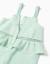 Combinaison sans manches en coton et lin Vert clair 3 - vertbaudet enfant 