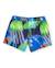 Short de bain garçon en tissu chaîne et trame à séchage rapide Bleu 2 - vertbaudet enfant 
