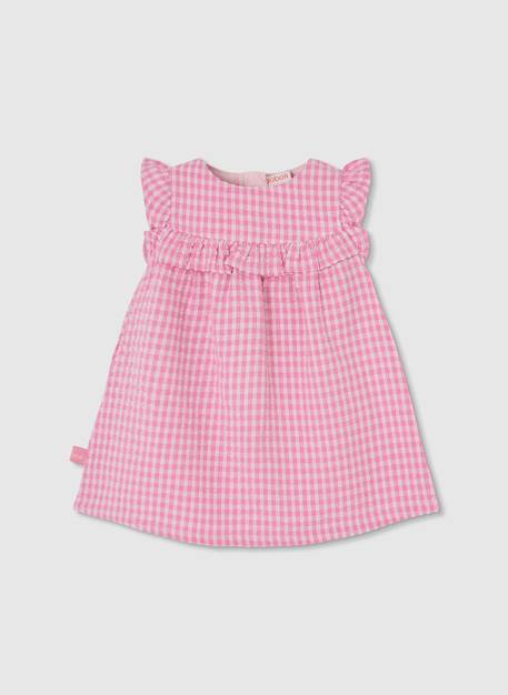Robe bébé à carreaux Multicolore 1 - vertbaudet enfant 