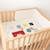 Tapis de parc et jeu - pure coton Ivoire+Moka 5 - vertbaudet enfant 