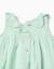 Robe sans manches en coton et lin Vert clair 3 - vertbaudet enfant 