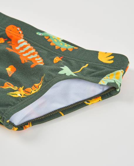 Maillot de bain pour garçon en maille et tissu extensible Vert 3 - vertbaudet enfant 