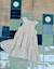 Robe sans manches en coton à rayures ethniques b&s Blanc 1 - vertbaudet enfant 