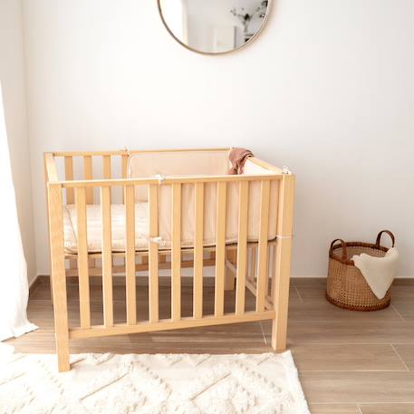 Tour de lit et parc - pure coton Ivoire+Moka+Popcorn 15 - vertbaudet enfant 