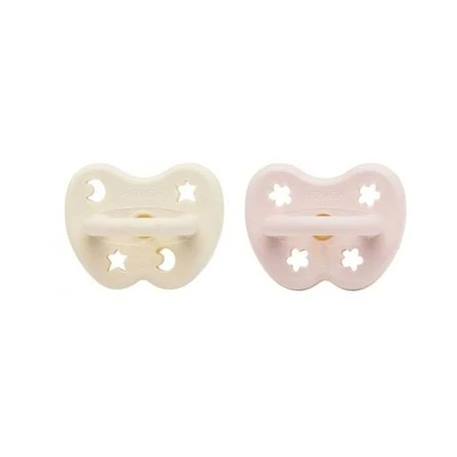 Lot de 2 tétines rondes milky white et powder pink 3-36 mois Multi-coloured 2 - vertbaudet enfant 