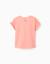 T-shirt en coton avec manches à volants Blanc+Corail clair 5 - vertbaudet enfant 