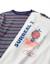 Lot de 2 t-shirts et 1 short en coton Bleu foncé 3 - vertbaudet enfant 