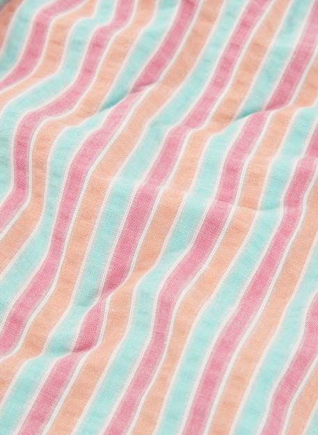 Robe en popeline à rayures Multicolore 4 - vertbaudet enfant 