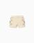 Short en coton avec fleurs au crochet Blanc 1 - vertbaudet enfant 