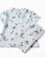 Pyjama en coton côtelé avec motif alligator Gris clair 3 - vertbaudet enfant 