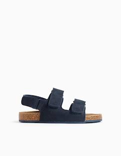 Chaussures-Chaussures garçon 23-38-Sandales en daim à semelle intérieure en liège