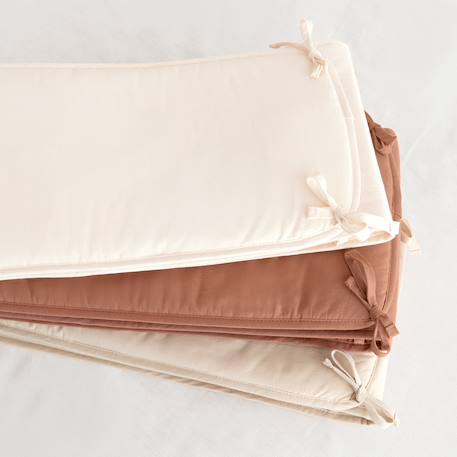 Tour de lit et parc - pure coton Ivoire+Moka+Popcorn 9 - vertbaudet enfant 