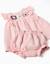 Robe et bloomer en coton et lin Rose clair 3 - vertbaudet enfant 