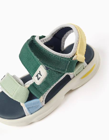 Sandales superlight avec brides à scratch Vert foncé 4 - vertbaudet enfant 