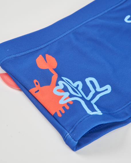Maillot de bain pour garçon en maille avec tissu extensible Bleu 4 - vertbaudet enfant 