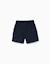 Pack de 2 shorts en coton avec cordon de serrage Orange sombre 2 - vertbaudet enfant 
