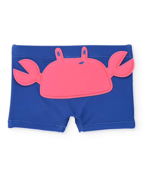Maillot de bain pour garçon en maille avec tissu extensible Bleu 3 - vertbaudet enfant 