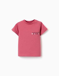 -T-shirt en coton avec imprimé nature
