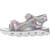 Sandale enfant synthétique clelia Gris+Rose 2 - vertbaudet enfant 