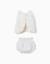 Blouse en coton à rayures + bloomer b&s Bleu clair 2 - vertbaudet enfant 